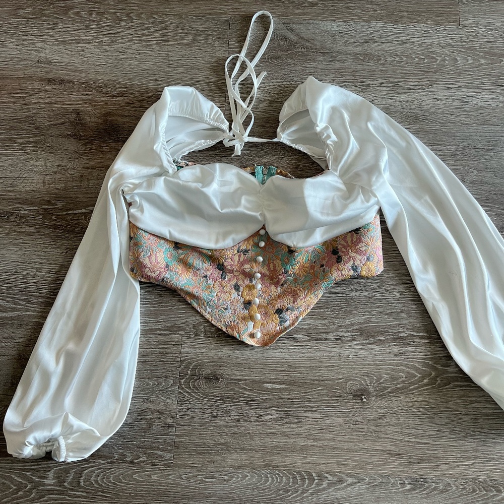 Shein Long Sleeve Corset